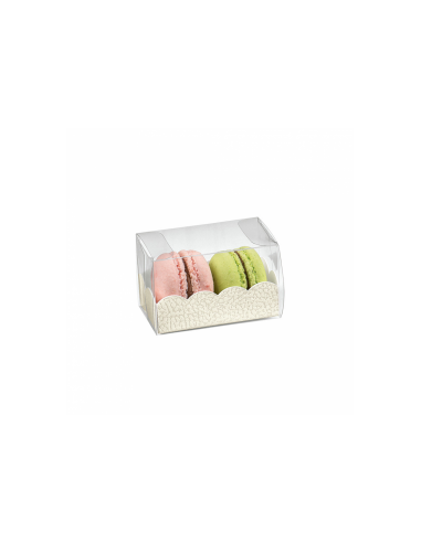Boîtes Macarons + Bases Bristol 8x5x5 cm