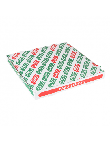 boîtes de pizza 36x36x4 CM BLANC CARTON (100 UNITÉ)