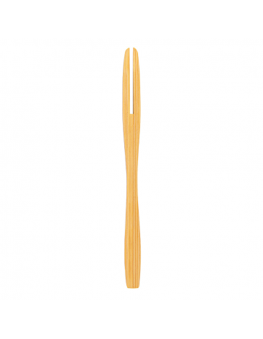 Fourchettes plates en bambou naturel
