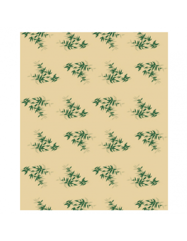 1000 Papier emballage ingraissable Bamboo - 31x38 cm