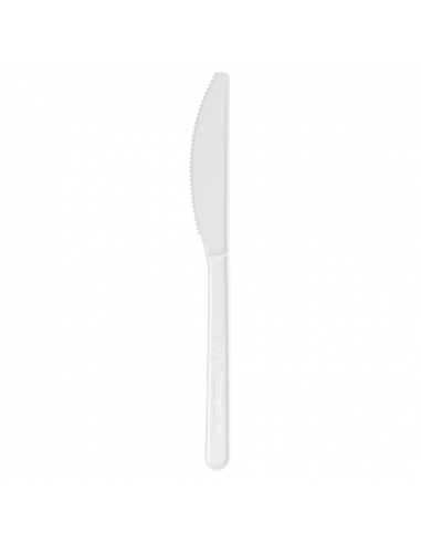 Couteaux 18 cm Blanc CPLA