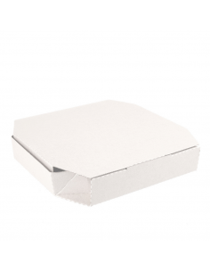 Eco Pie Boîte à pizza en papier kraft et carton ondulé noir – Réutilisable  pour assiettes – 31,5 x 31,5 x 4,2 cm – Boîte de 50 pièces Restaurantware :  : Commerce, Industrie et Science