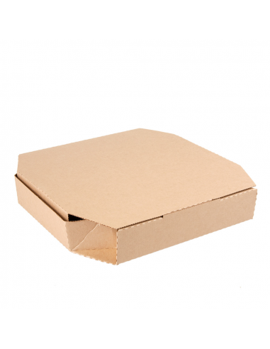Boîte de pizza en carton octogonale 26x26x3,8 CM - lot de 100 unités