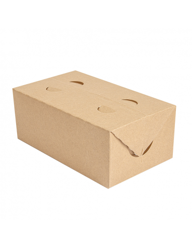 image Emballages en carton pour fritures 5L - 26x20,5x11,3 CM (150 UNITÉ)