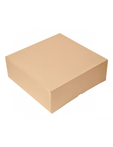 Boîtes pâtissière carton brun